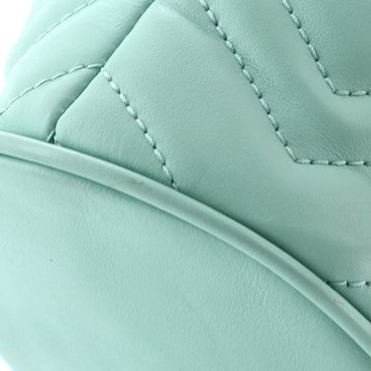 Gucci Gg Marmont Bucket Bag Matelasse Leather Mini