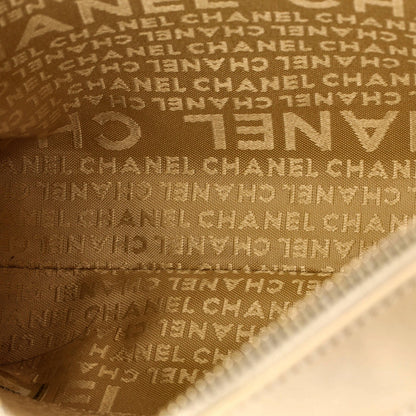 Chanel Chocolate Bar Cc Shoulder Bag Quilted Leather Small