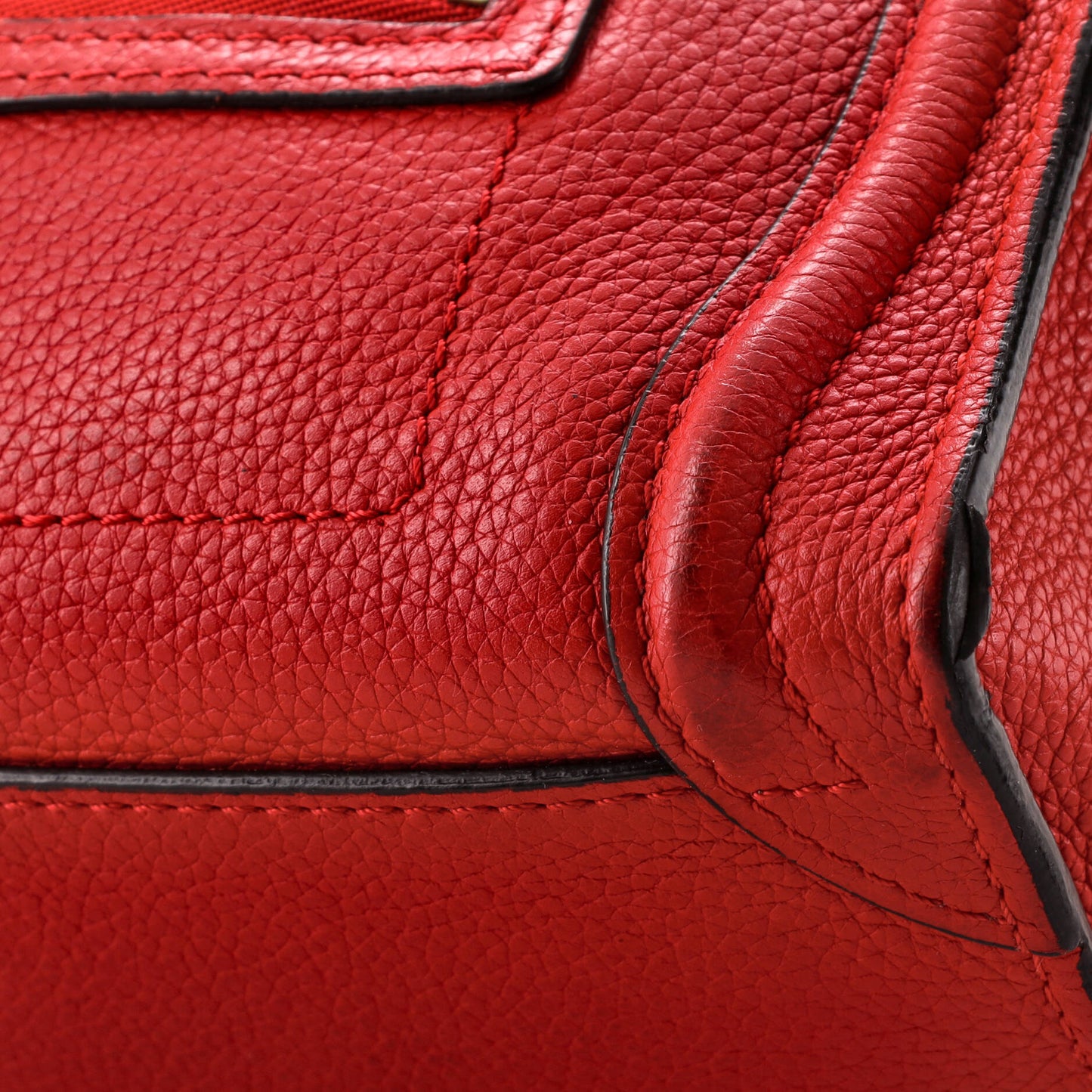 Celine Luggage Bag Grainy Leather Nano