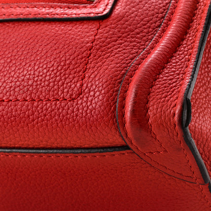 Celine Luggage Bag Grainy Leather Nano