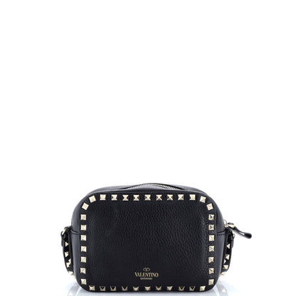 Valentino Garavani Rockstud Camera Crossbody Bag Leather
