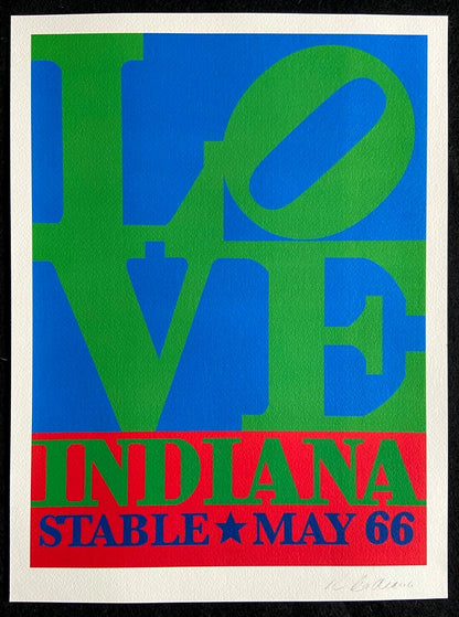 Robert Indiana Lithograph Guggenheim Museum Coa Signed Op Numbered