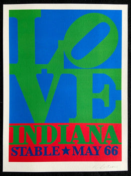Robert Indiana Lithograph Guggenheim Museum Coa Signed Op Numbered