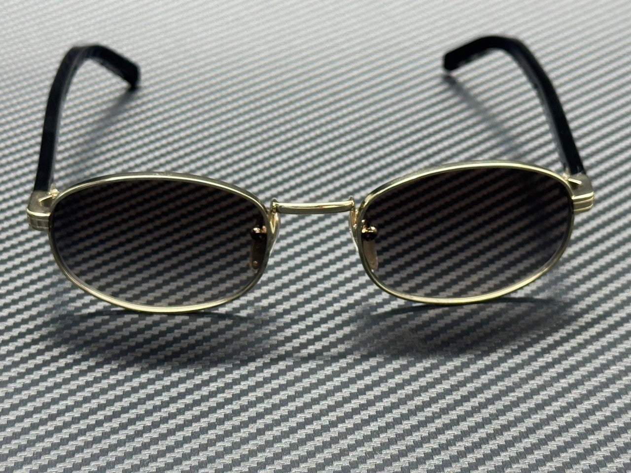 PRADA PR B53S ZVN02C Pale Gold Grey Gradient Women's 52 mm Sunglasses