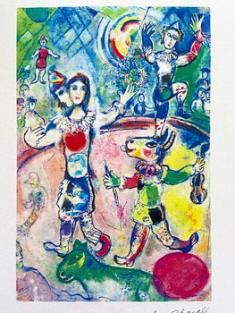 Marc Chagall Numbered Coa Lithograph Signed Op (Ren Magritte)