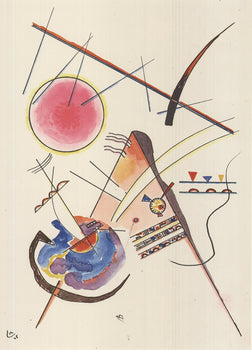 Wassily Kandinsky Watercolor From The Hess Guest Book 