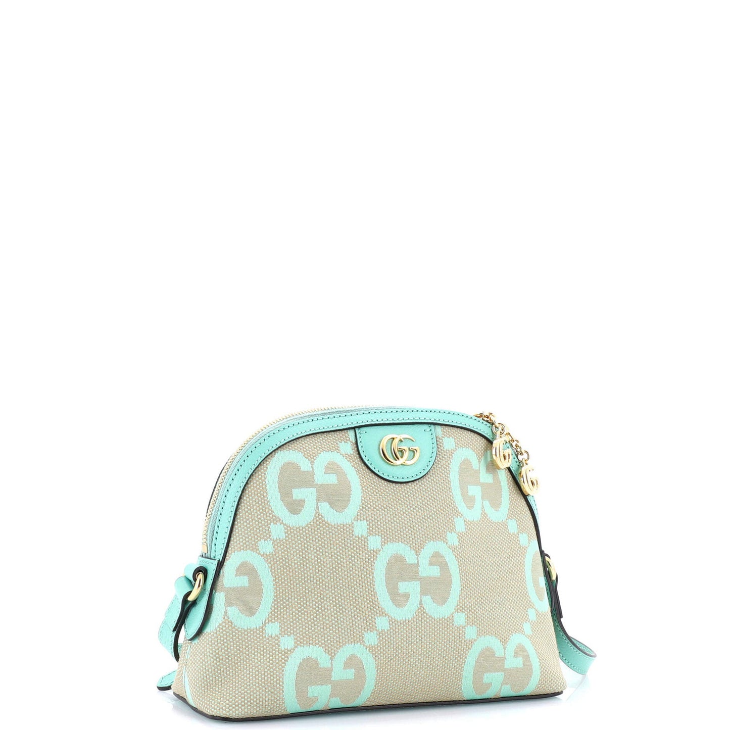 Gucci Ophidia Dome Shoulder Bag Jumbo Gg Canvas Small