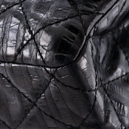 Chanel Rayures Reissue 2.55 Flap Bag Quilted Metallic Aged Calfskin 226