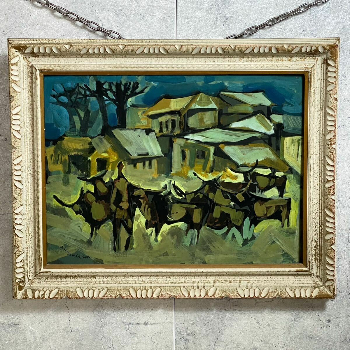 M. Sivanesan (Indian) Original Landscape Painting