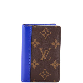 Louis Vuitton Pocket Organizer Macassar Monogram Canvas And Leather