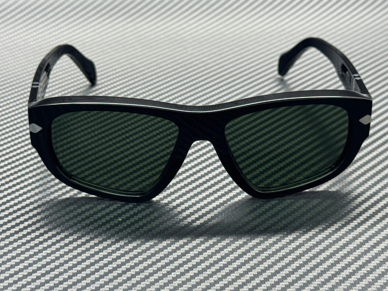 Men's Black Green Sunglasses 31 58 95 PERSOL PO0050S