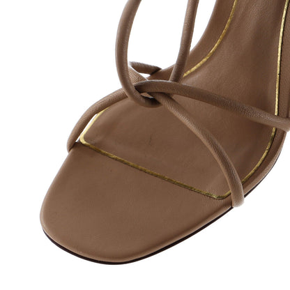 Valentino Garavani Women'S Upflair Heeled Sandals Leather With Feathers