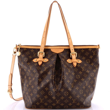 Louis Vuitton Palermo Handbag Monogram Canvas Gm