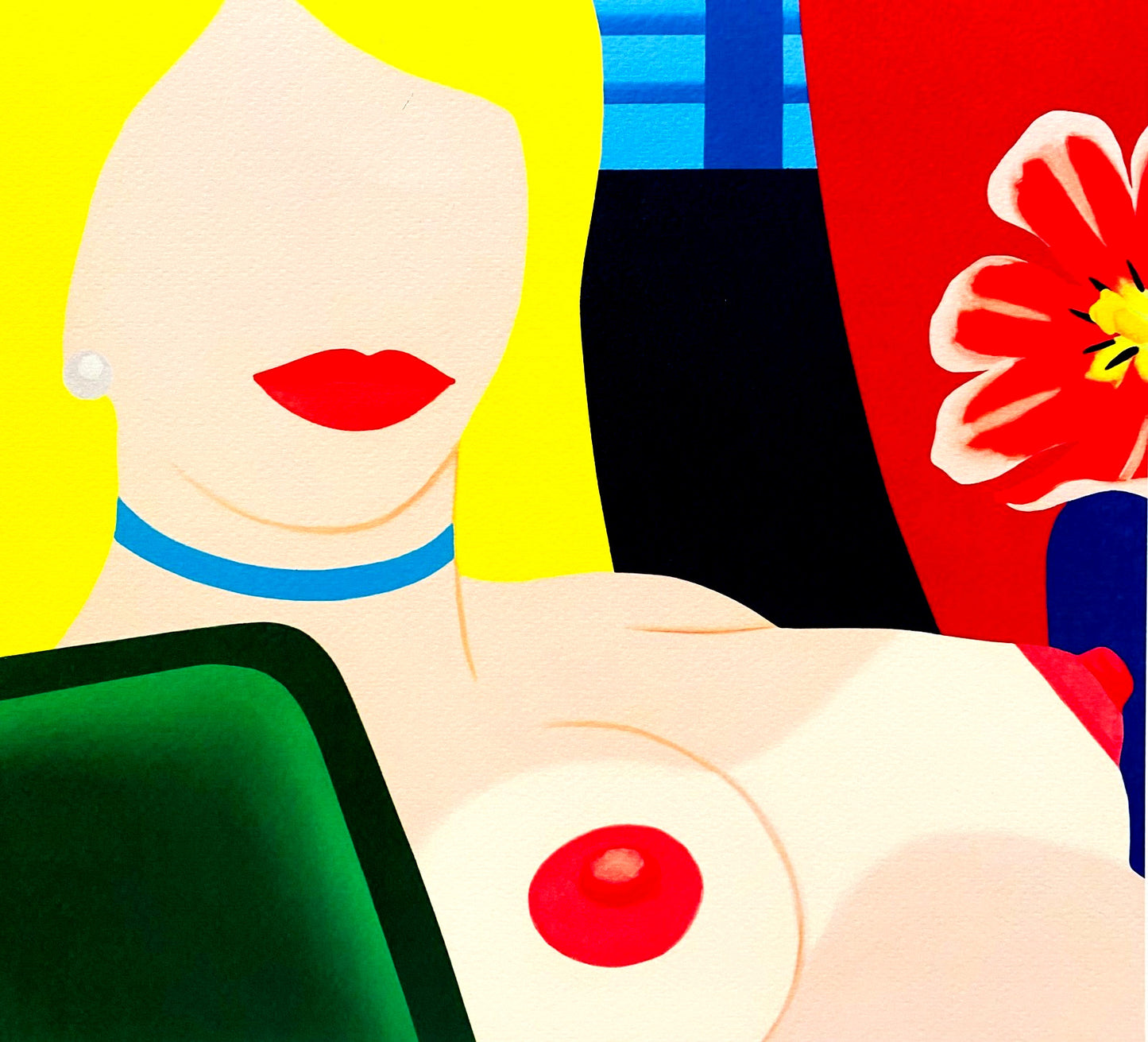 Tom Wesselmann Lithograph Handmade Coa Signed Op Numbered Hand Made