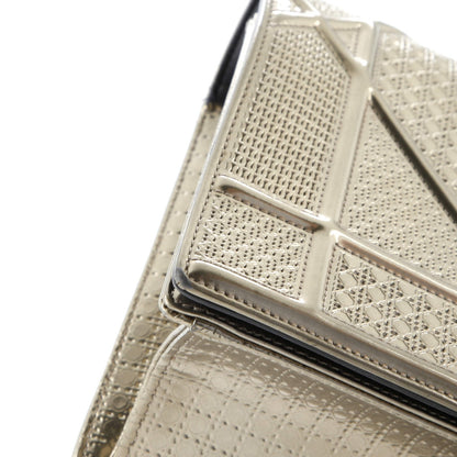 Christian Dior Diorama Flap Bag Cannage Embossed Calfskin Medium