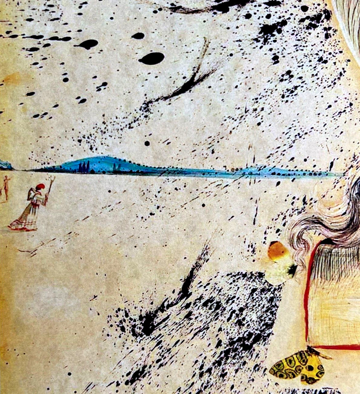 Salvador Dal Lithograph Coa Signed Numbered By