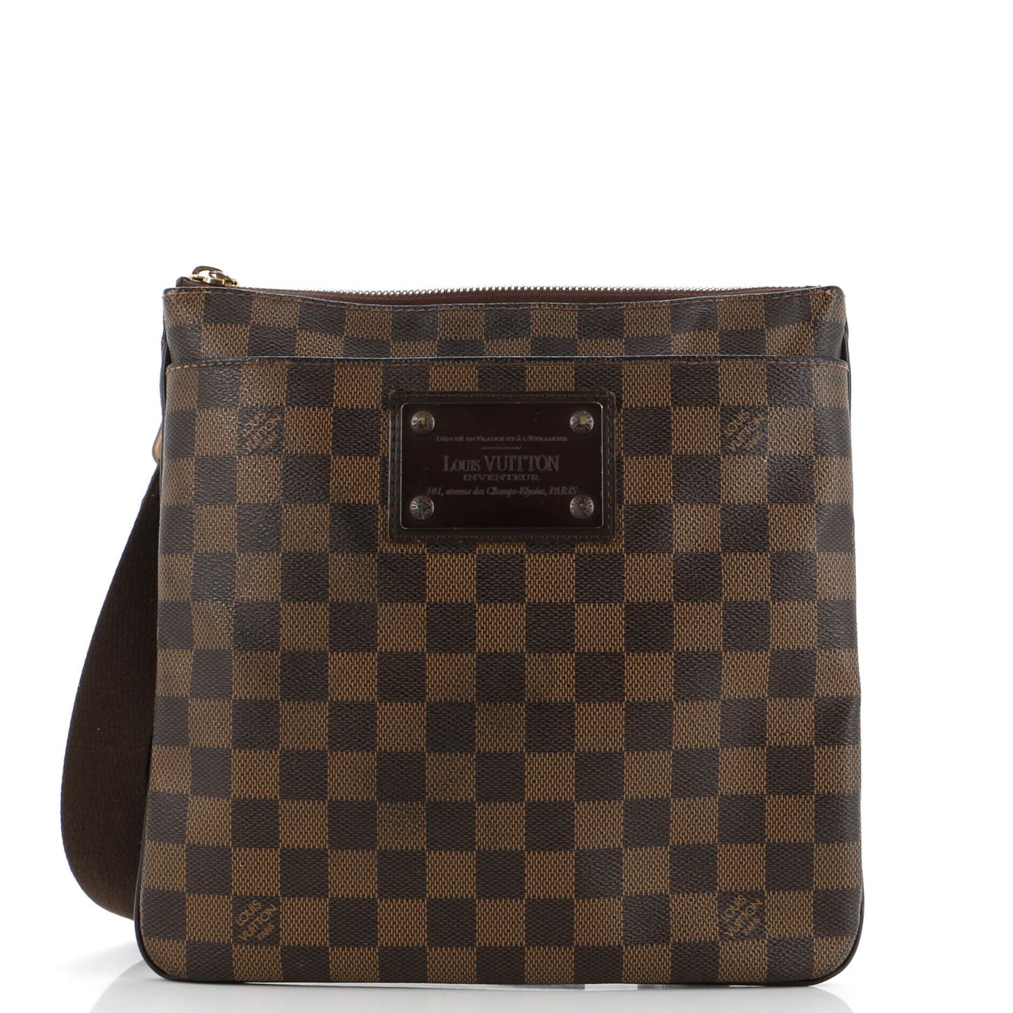 Louis Vuitton Brooklyn Pochette Plate Damier