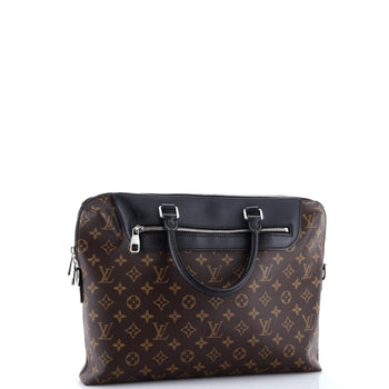Louis Vuitton Porte-Documents Jour Nm Bag Macassar Monogram Canvas