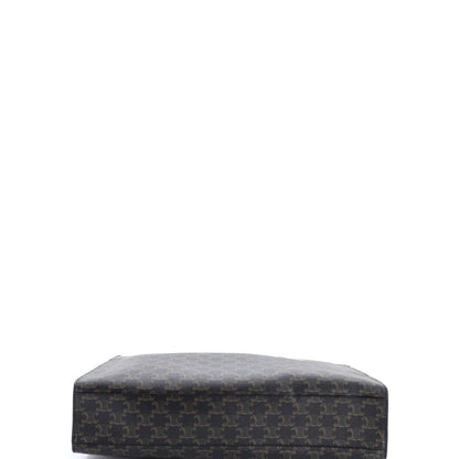 Celine Horizontal Logo Cabas Tote Triomphe Coated Canvas