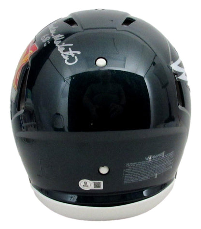 Jordan Mailata Signed Speed Full Size Authentic Sb Lix Helmet Eagles Bas 192854