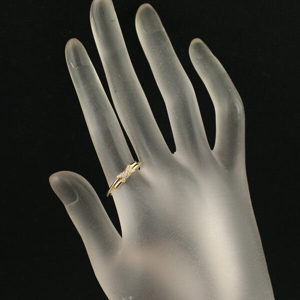 Chaumet Ring Diamond Jeux De Liens Eu55 18K 750 Yellow Gold