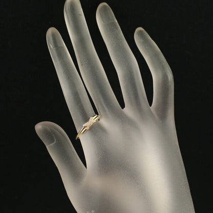 Chaumet Ring Diamond Jeux De Liens Eu55 18K 750 Yellow Gold