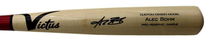 Alec Bohm Phillies Signed/Autographed Victus