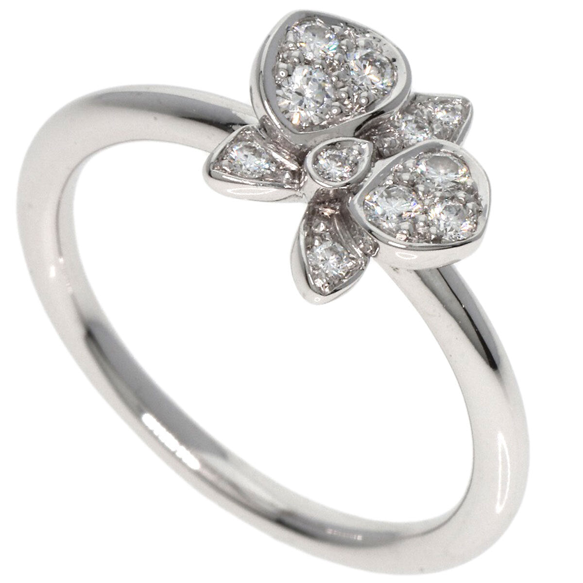 Cartier   Ring Caresse Drukide Diamond #49 K18