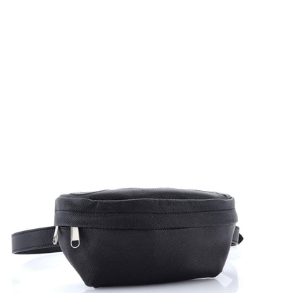 Gucci Logo Belt Bag Leather With Gg Coated Canvas