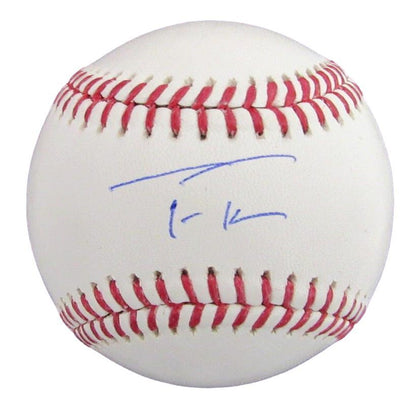 Trea Turner Signed Rawlings Oml Baseball