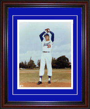 Don Drysdale Framed 8X10 Photo