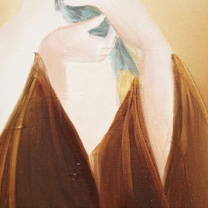 Anita Travadel (British) Original Painting Oil On