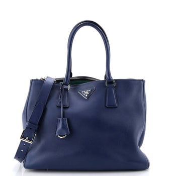 Medium Prada Galleria Double Zip Tote Leather