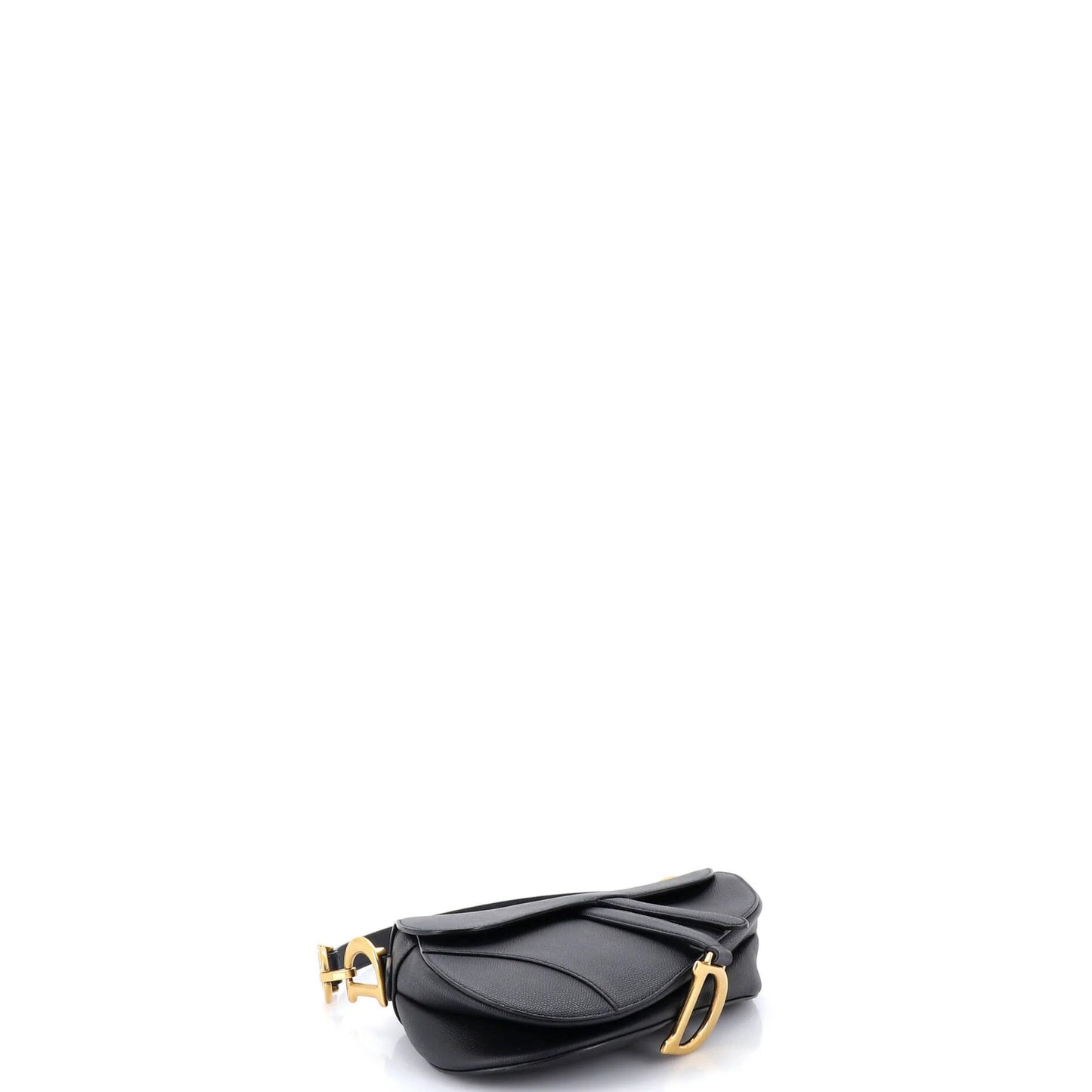 Christian Dior Saddle Handbag Leather Medium