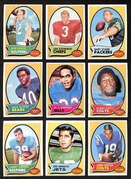 1970 Topps Football Card Complete Set (1-263)