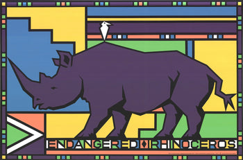 Christine Kidder Griffin Endangered Series - Rhinoceros 