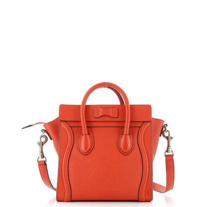 Celine Luggage Bag Grainy Leather Nano