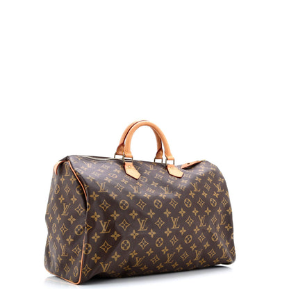 Louis Vuitton Speedy Handbag Monogram Canvas 40