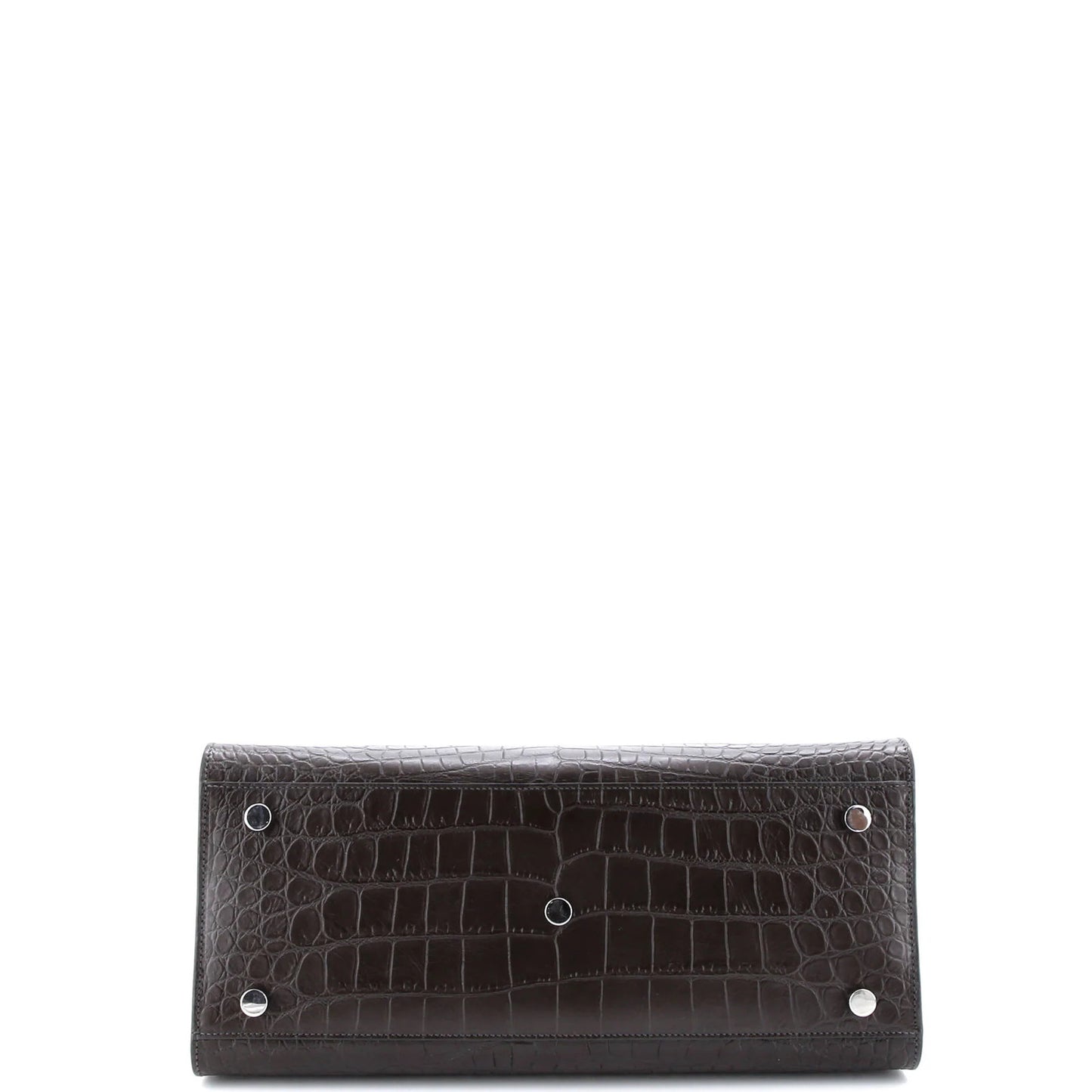 Saint Laurent Sac De Jour Nm Bag Crocodile Embossed Leather Small