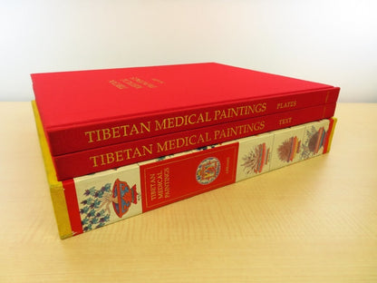 Tibetan Medical Paintings By Gyurme Dorje, 1992, 2 Volumes, Rare Complete Set