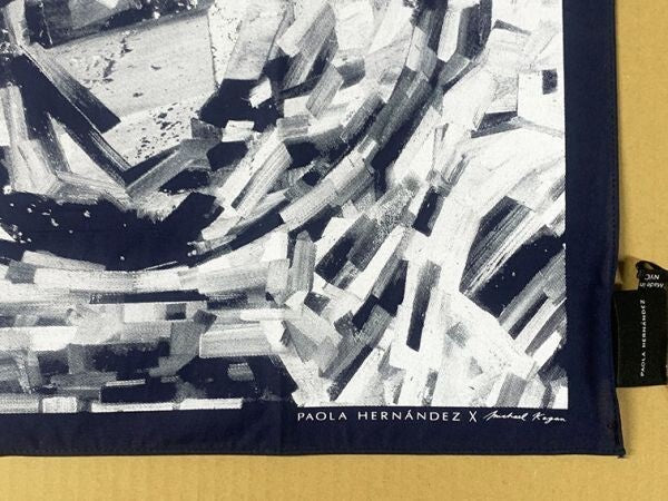 Paola Hernandez Michael Kagan 2020 Astronaut Space Artwork Print Bandana Signed