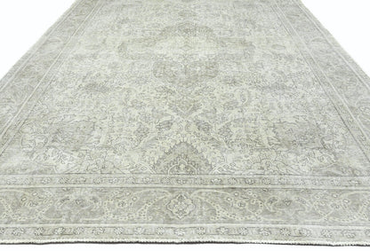 Handmade Antique Distressed Oriental Rug Muted