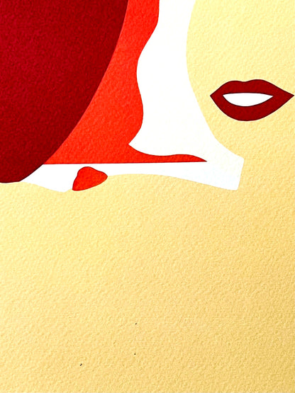 Tom Wesselmann Lithograph Signed COA Numbered in Pencil Crayon