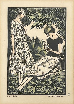 Fernand Simeon Woodblock Print 