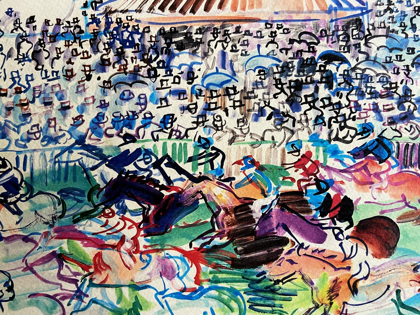 Raoul Dufy, Hand-Signed Limited Coa Lithograph Op