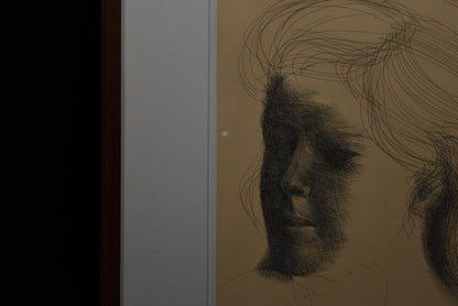 Emilio Greco (Italian) Signed Etching Print Numbered Framed 1970 Brigitte No2