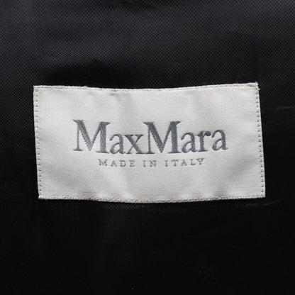 Max Mara Women'S Two Pocket Double Breasted Coat Alpaca Blend