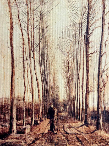 Vincent Van Gogh Museum Lithograph From A Painting Coa Signed Op Edvard Munch