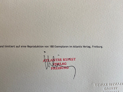 Sonia Delaunay Lithograph Coa Signed In Pen Numbered