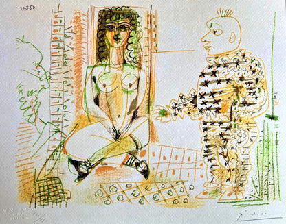 Pablo Picasso Lithograph Coa Signed Numbered By Hand Certified 180 Copies #